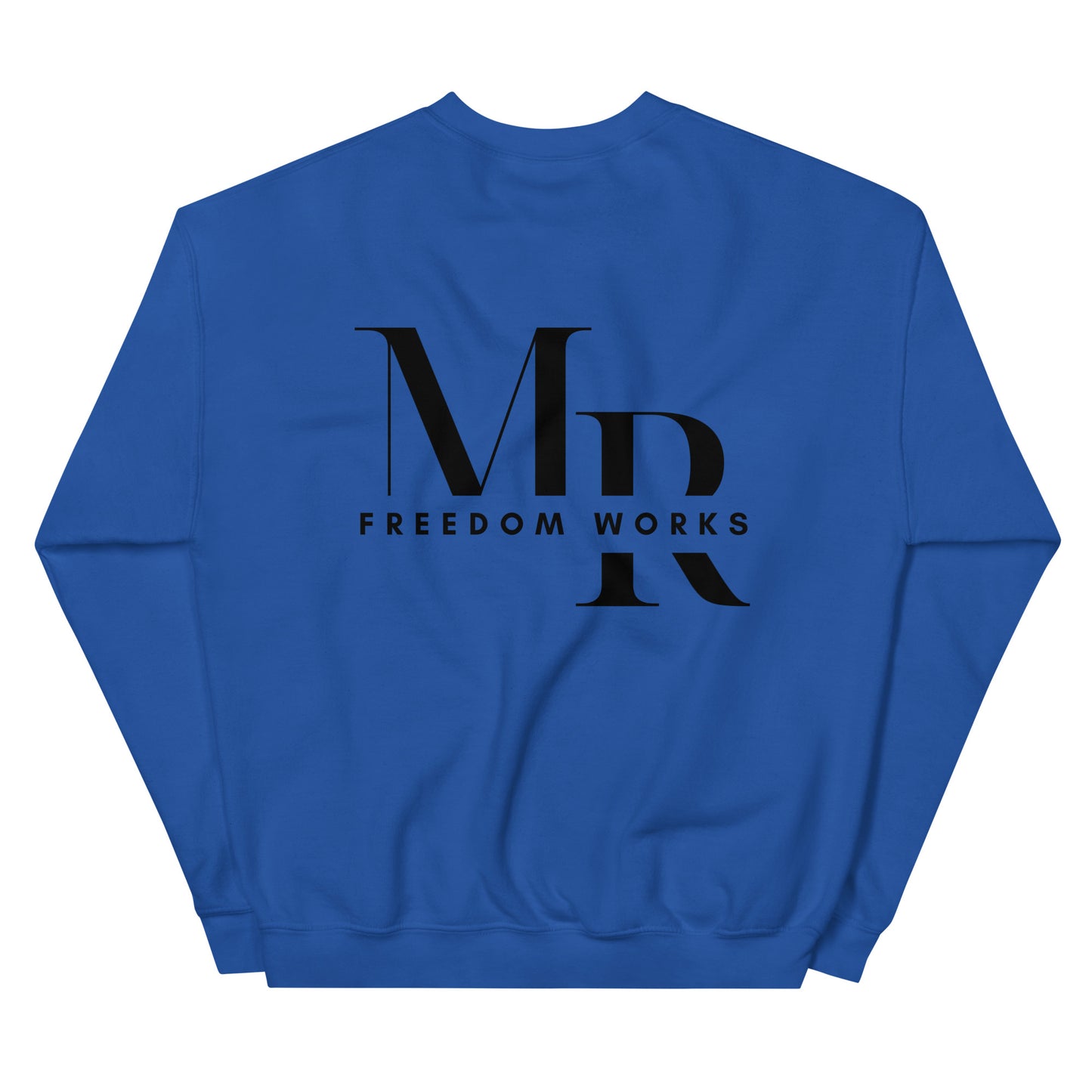 Freedom Works Unisex Sweatshirt W/Black Print
