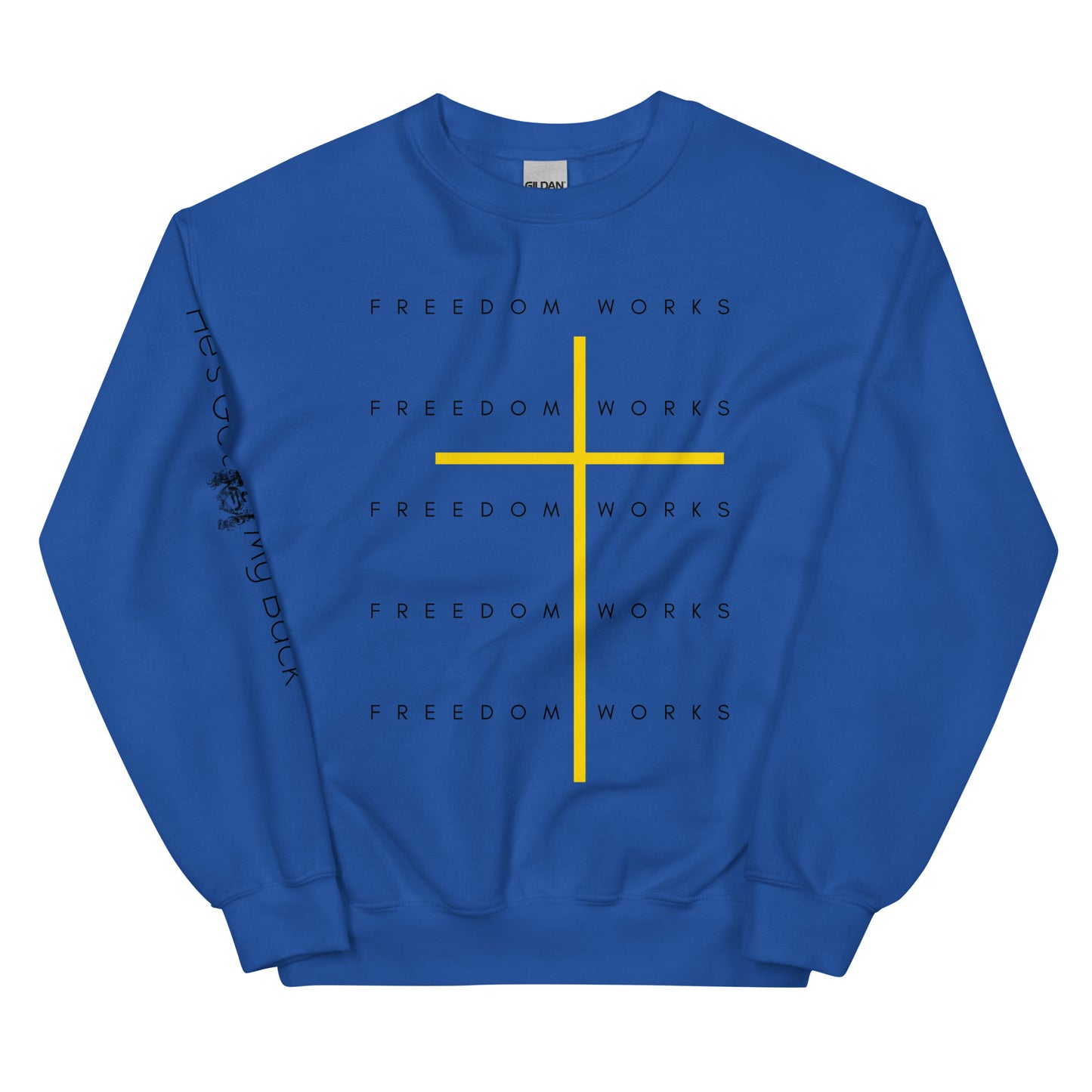 Freedom Works Unisex Sweatshirt W/Black Print