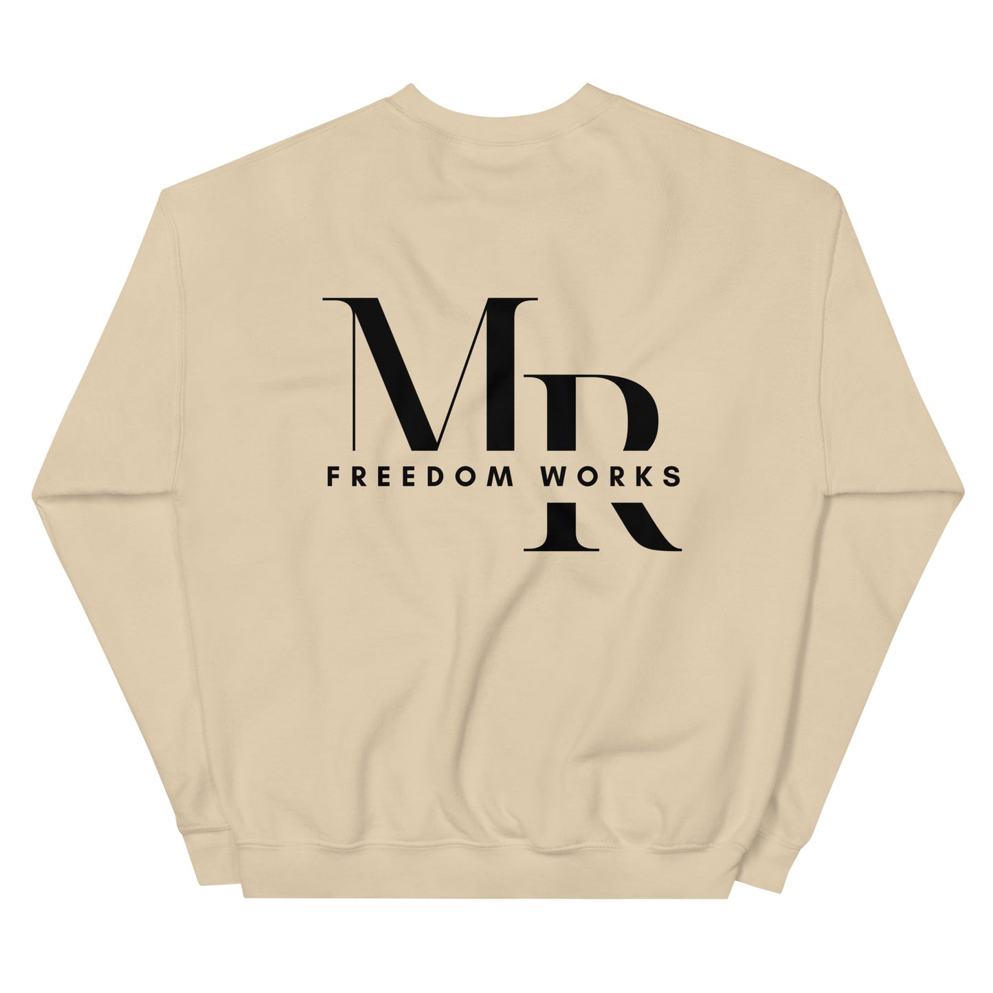Freedom Works Unisex Sweatshirt W/Black Print