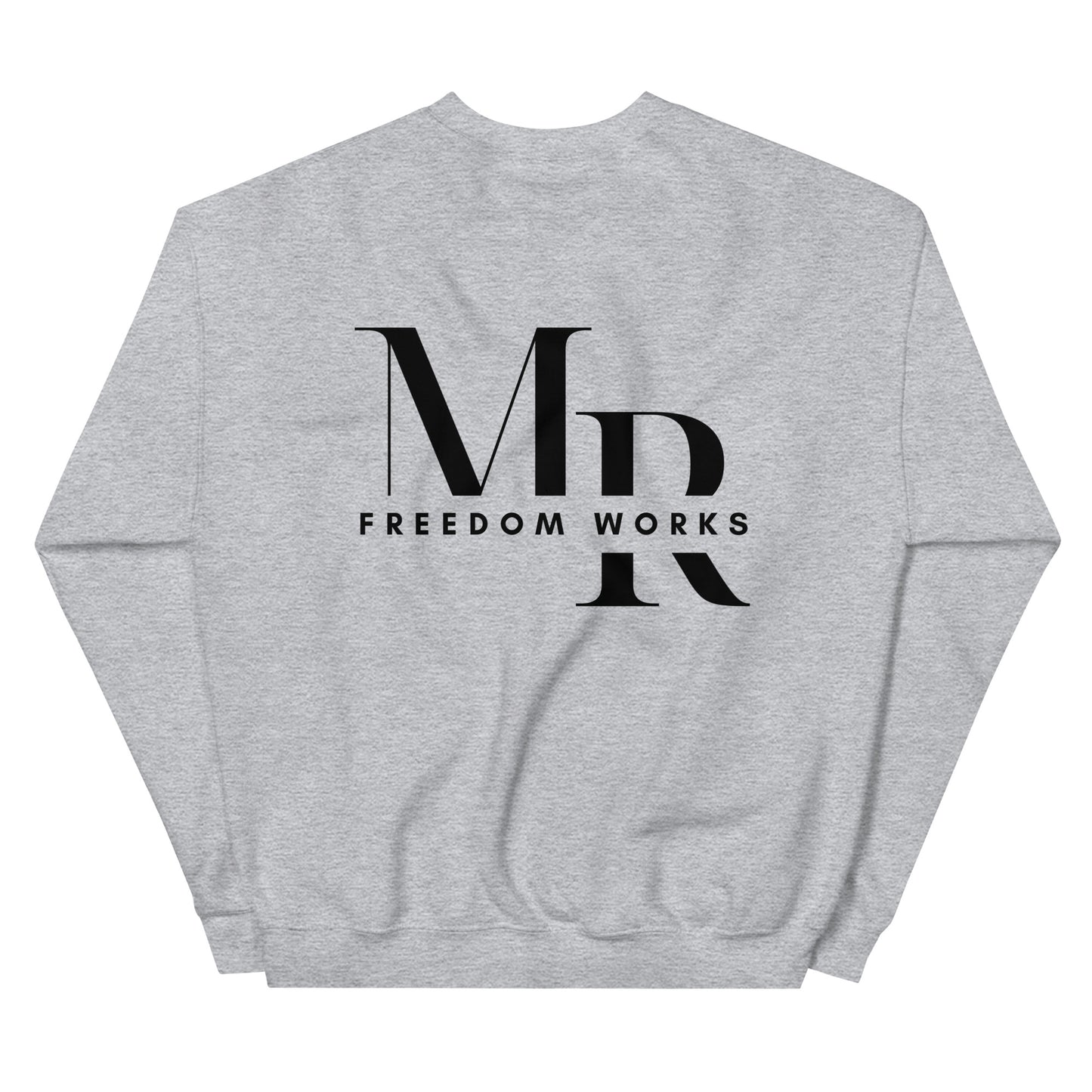 Freedom Works Unisex Sweatshirt W/Black Print