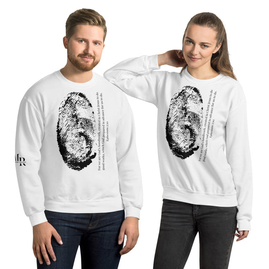 Fearfully And Wonderfully Made Unisex Sweatshirt W/Black Print