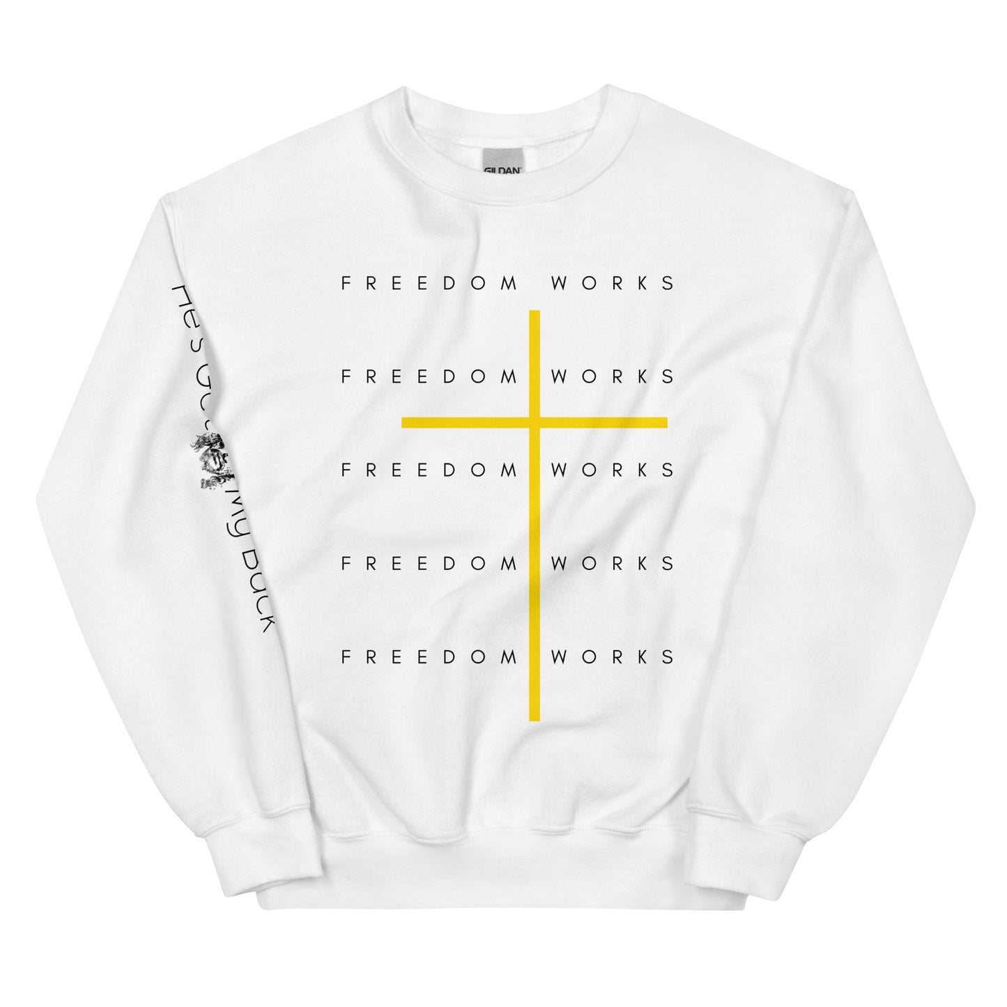 Freedom Works Unisex Sweatshirt W/Black Print