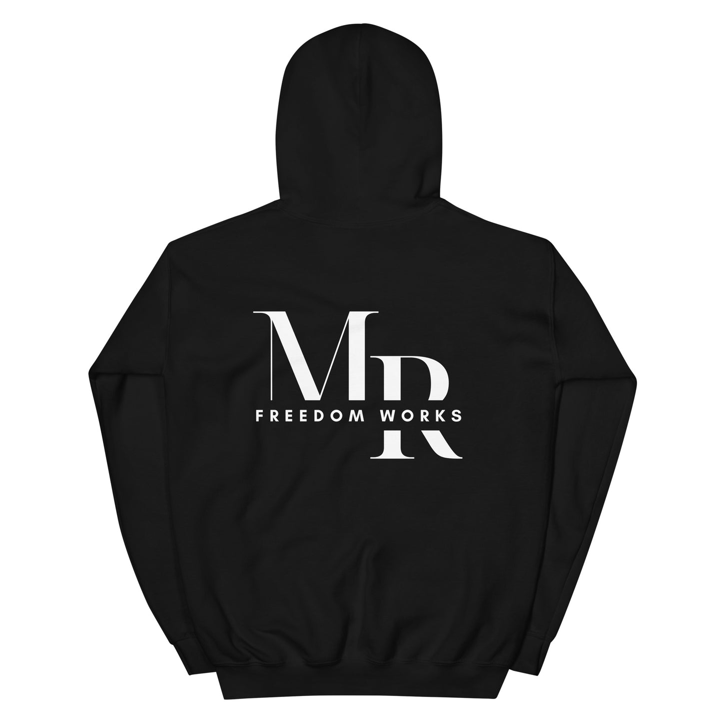 Heart Beats In Time Unisex Hoodie W/White Print