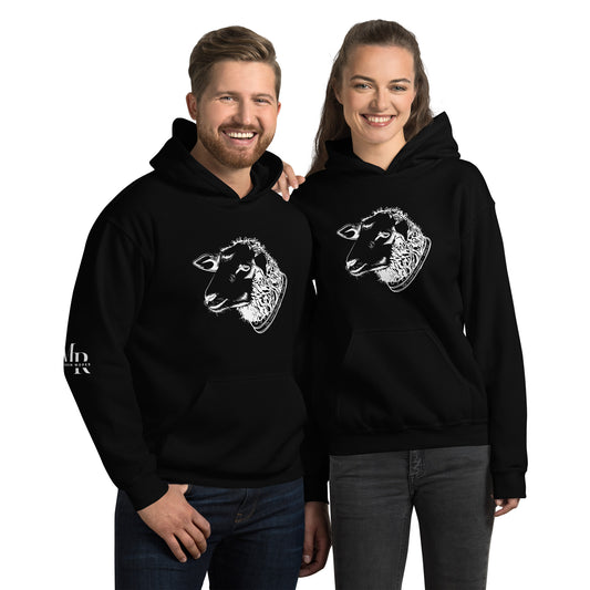The Good Shepherd Unisex Hoodie W/White Print