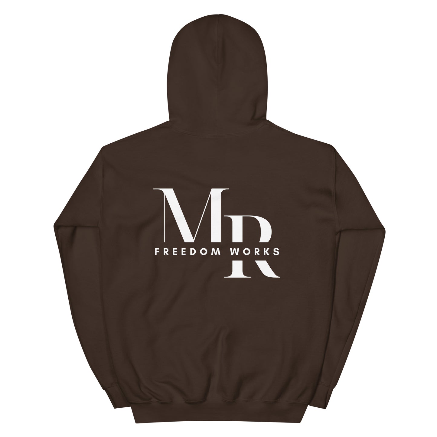 Heart Beats In Time Unisex Hoodie W/White Print