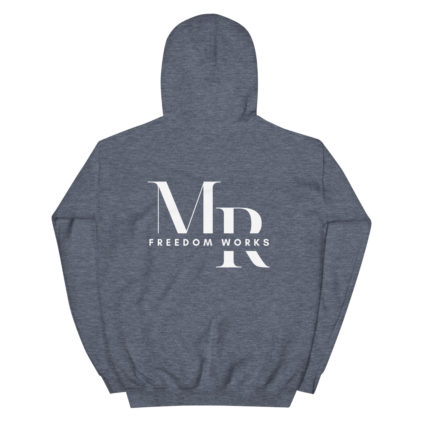 Heart Beats In Time Unisex Hoodie W/White Print