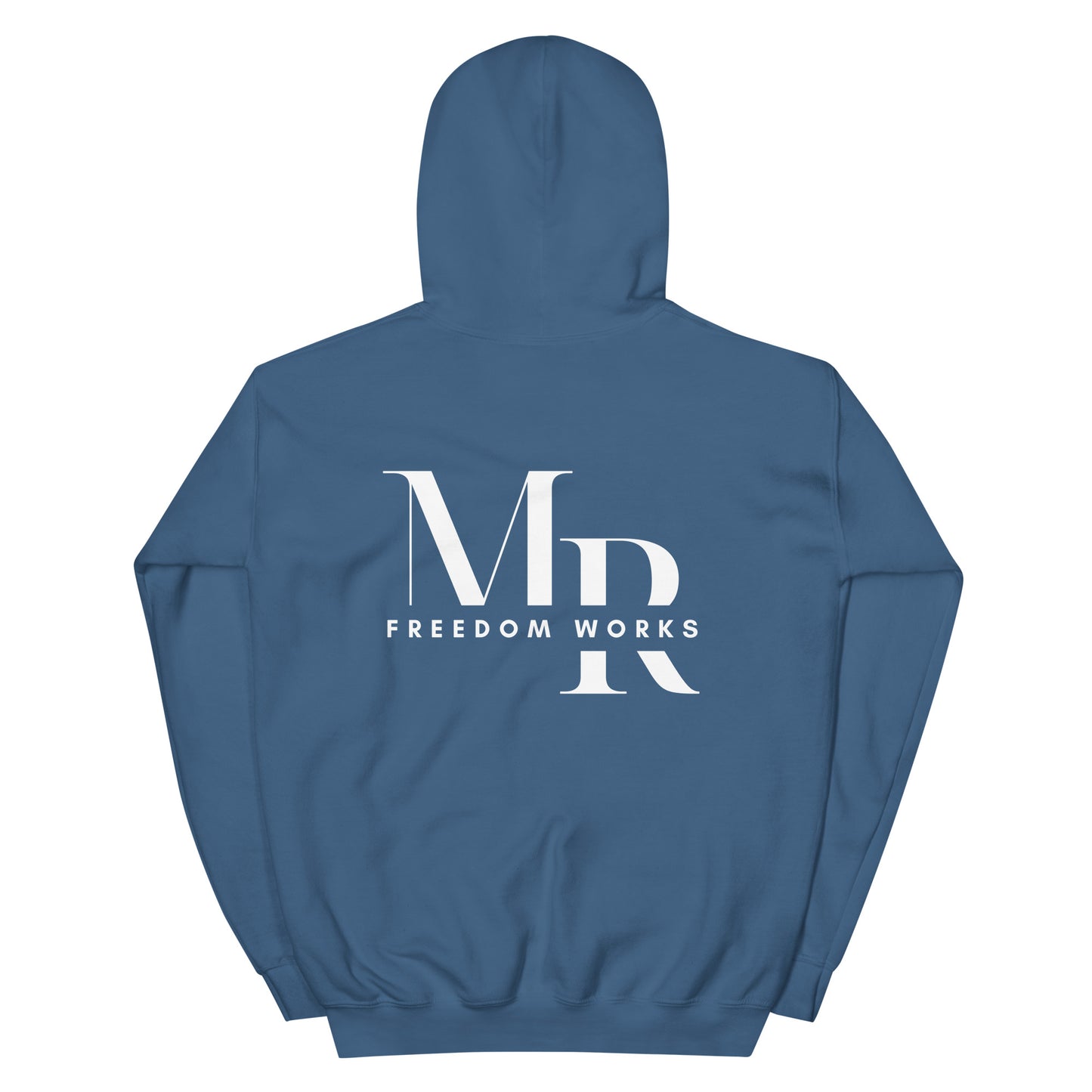 Heart Beats In Time Unisex Hoodie W/White Print