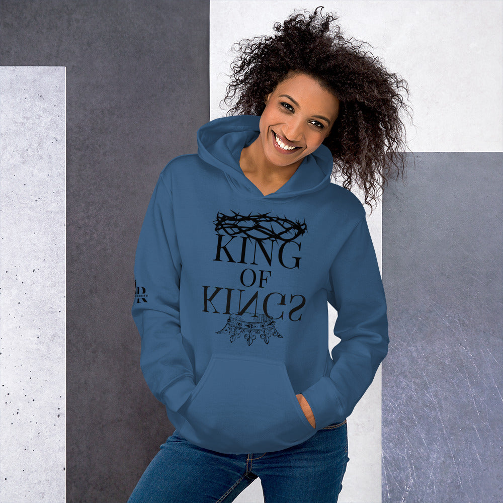 King of kings Unisex Hoodie W/Black Print