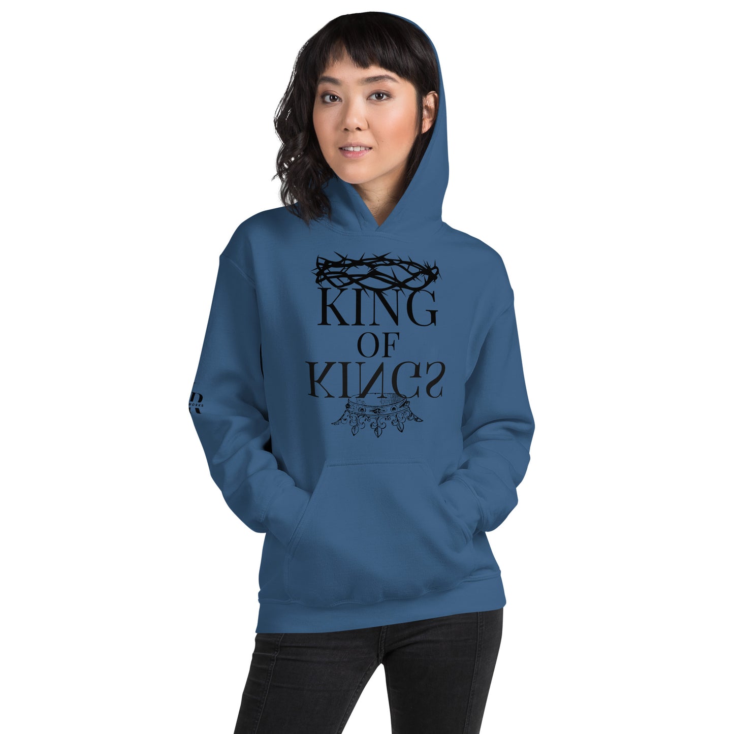 King of kings Unisex Hoodie W/Black Print