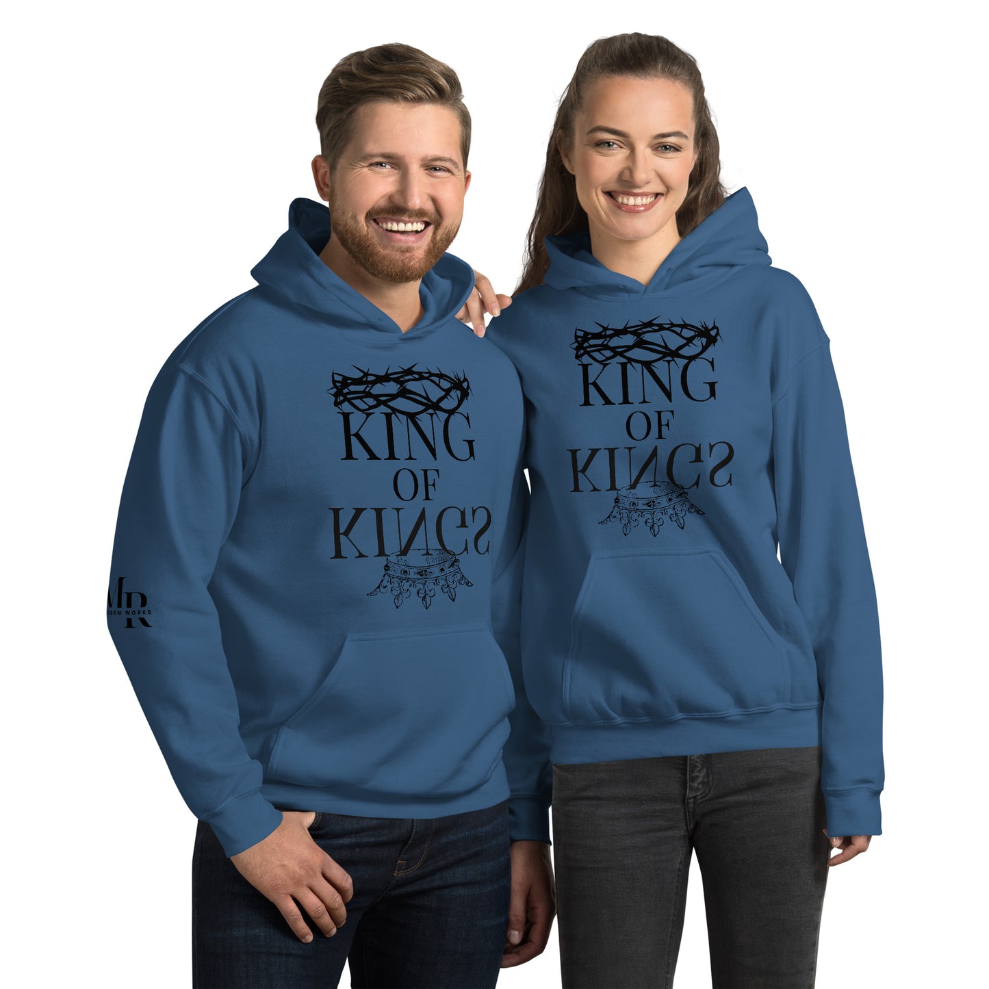 King of kings Unisex Hoodie W/Black Print