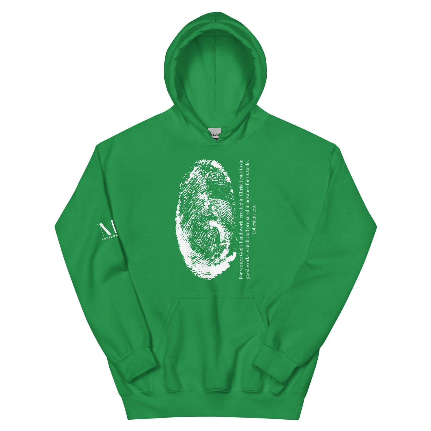 Fearfully And Wonderfully Made Unisex Hoodie W/White print