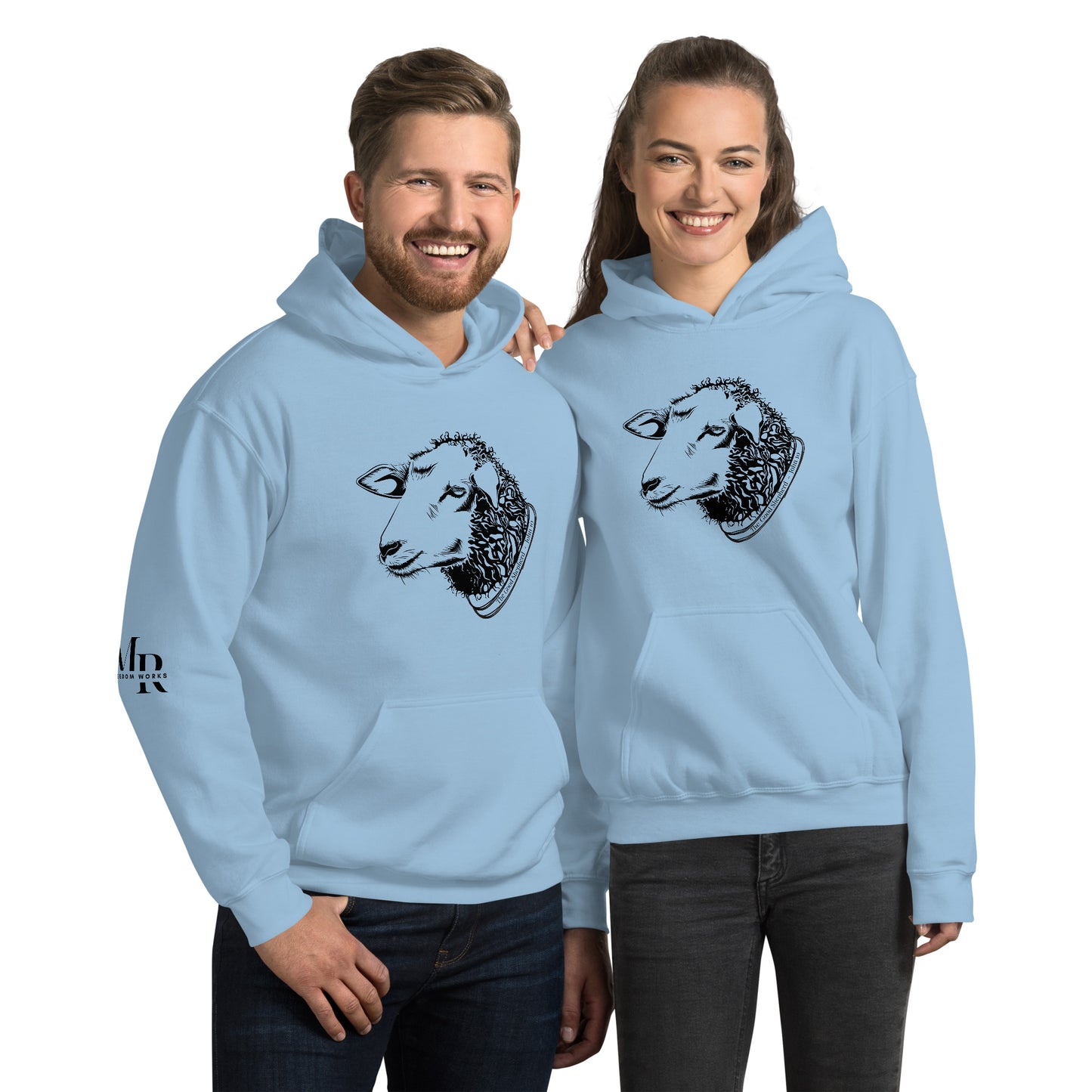 The Good Shepherd Unisex Hoodie W/Black Print