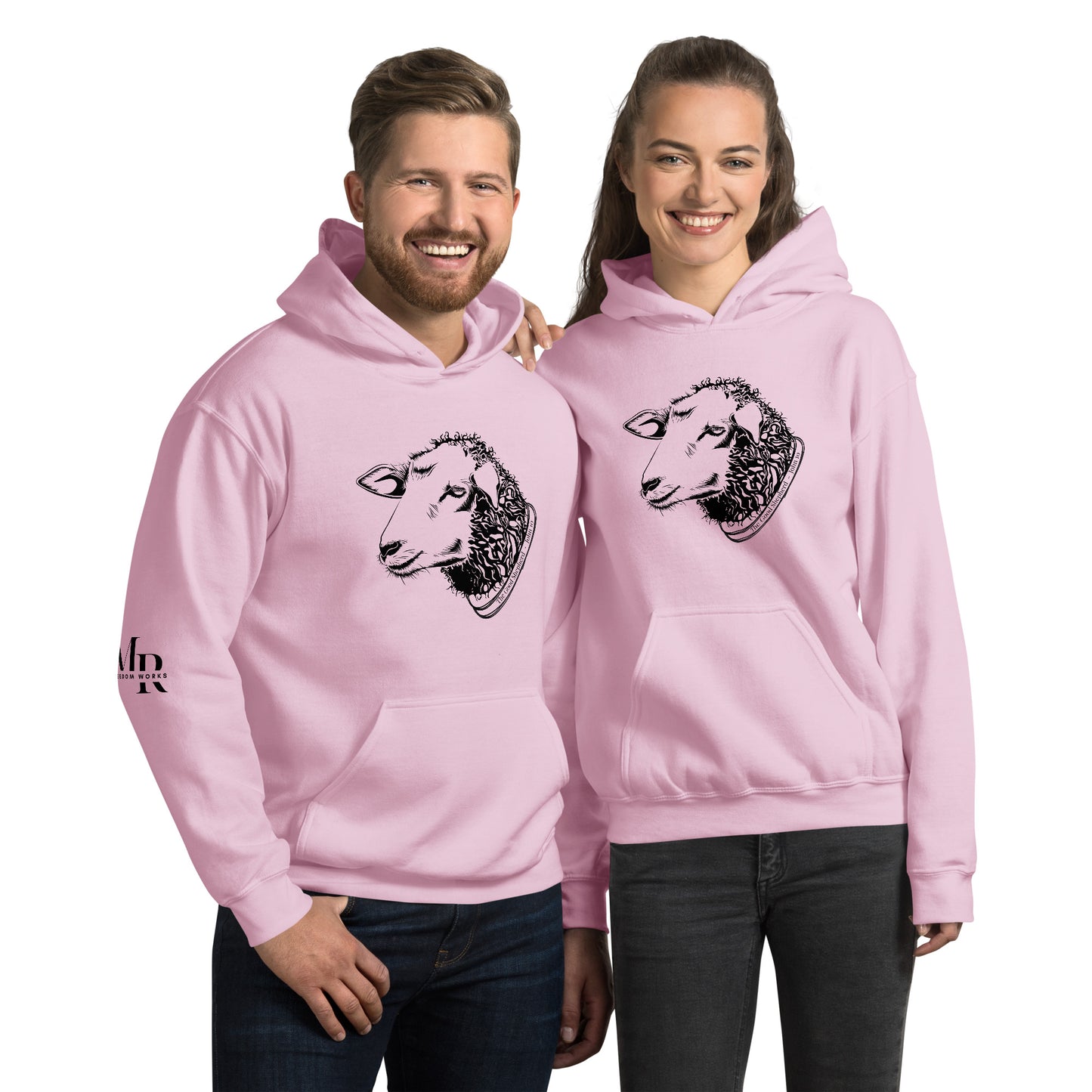The Good Shepherd Unisex Hoodie W/Black Print