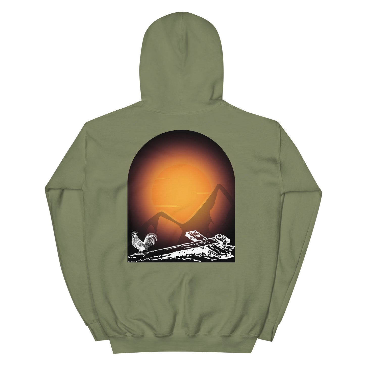 Jesus Died For You Unisex Hoodie W/White Print