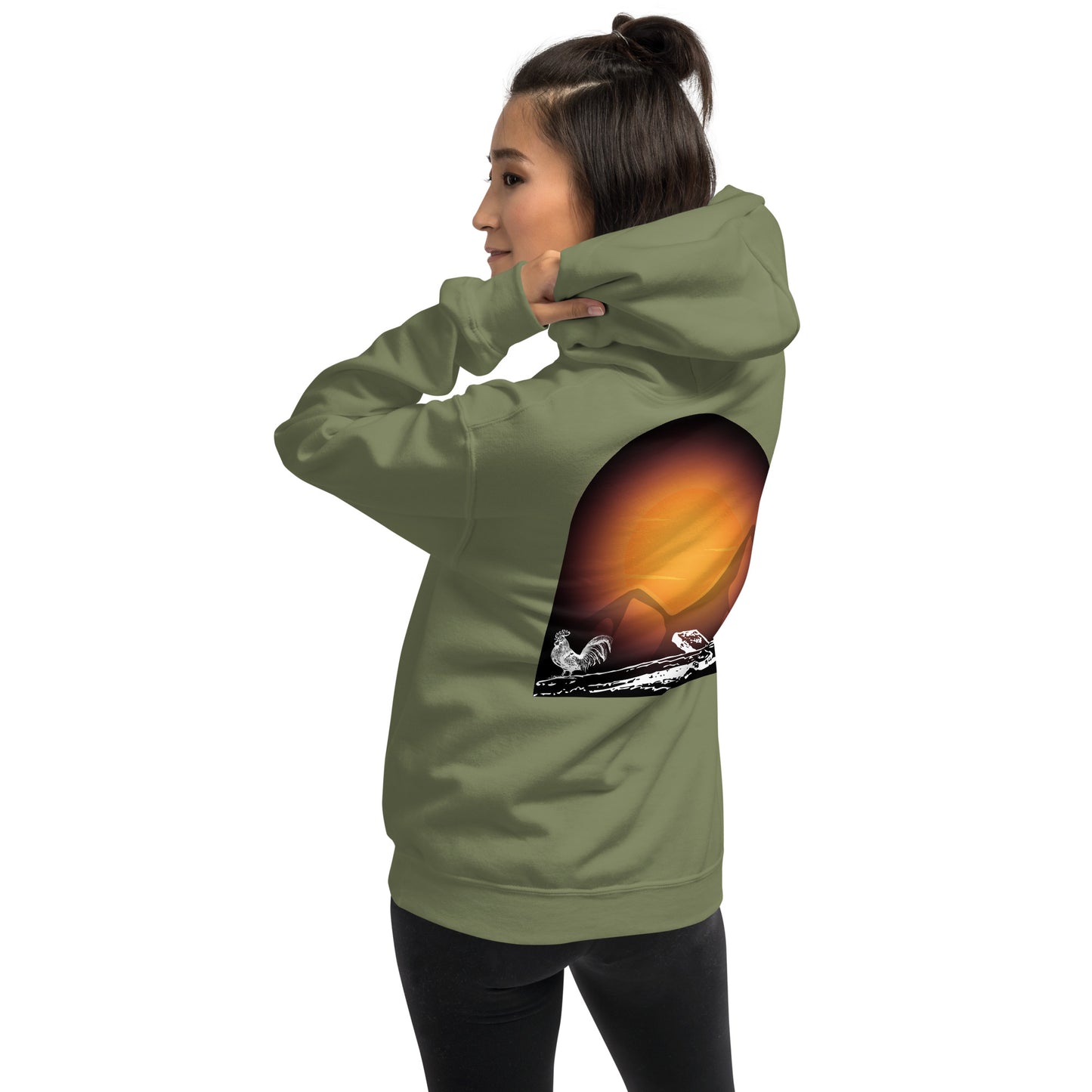 Jesus Died For You Unisex Hoodie W/Black Print