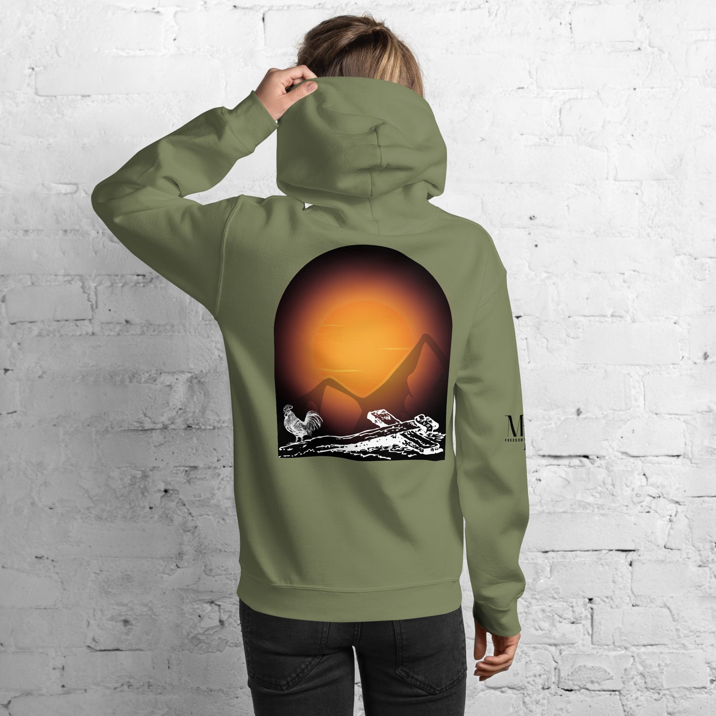 Jesus Died For You Unisex Hoodie W/Black Print