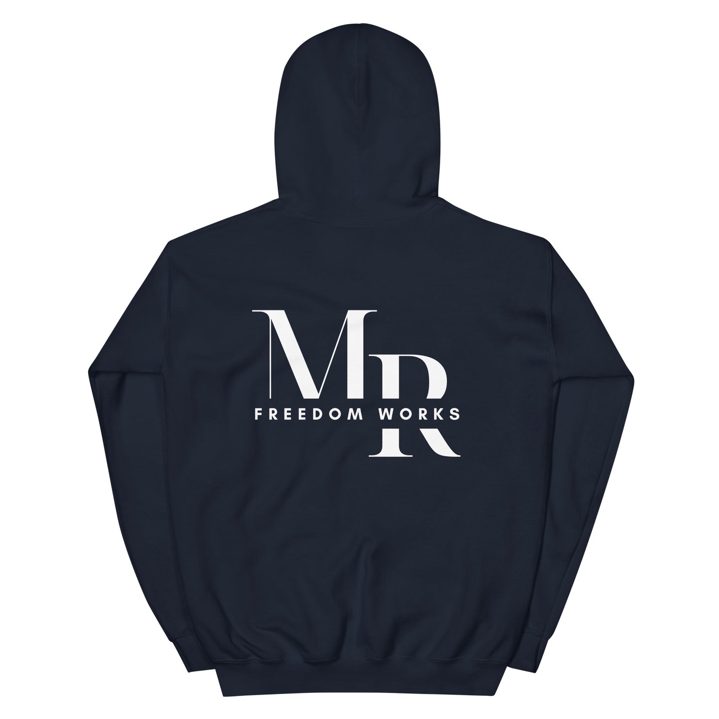 Heart Beats In Time Unisex Hoodie W/White Print