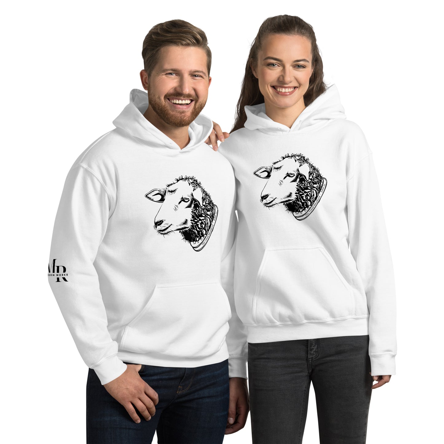 The Good Shepherd Unisex Hoodie W/Black Print