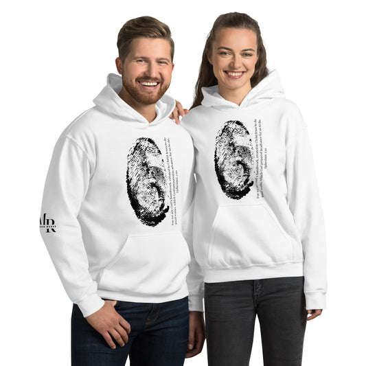 Fearfully And Wonderfully Made Unisex Hoodie W/Black Print