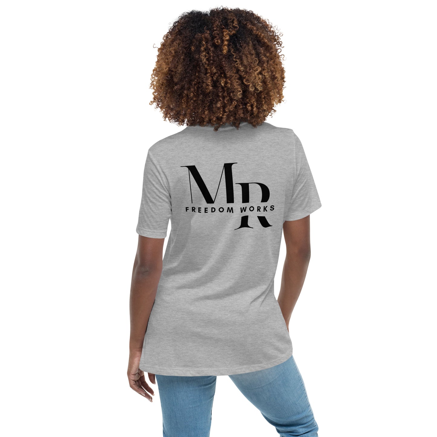 He Is Risen Women's Relaxed T-Shirt W/Black Print