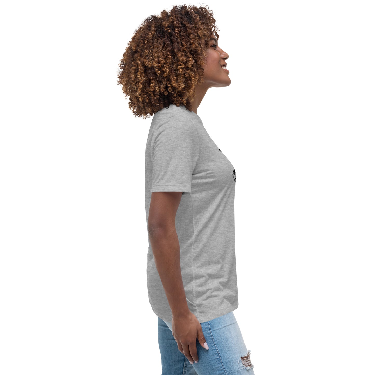 The Good Shepherd Women's Relaxed T-Shirt W/Black Print