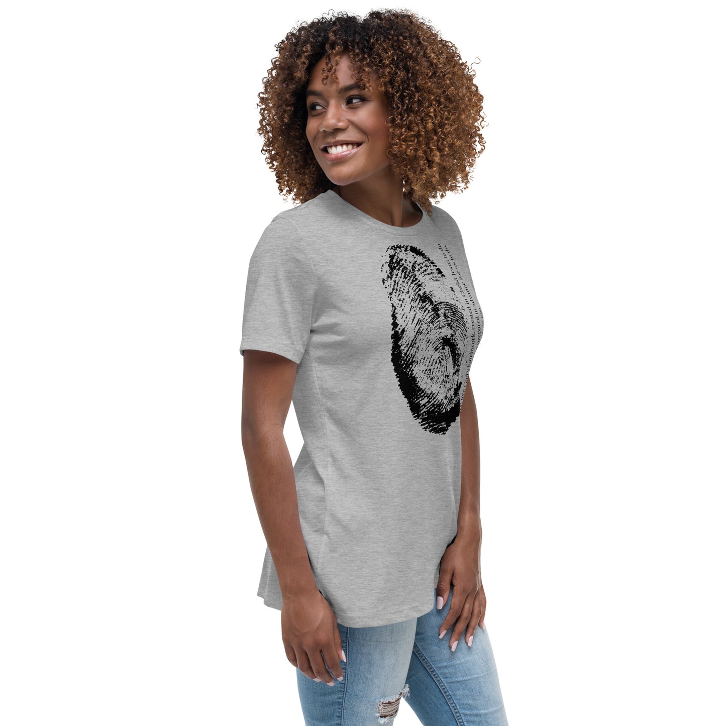 Fearfully And Wonderfully Made Women's Relaxed T-Shirt W/Black Print