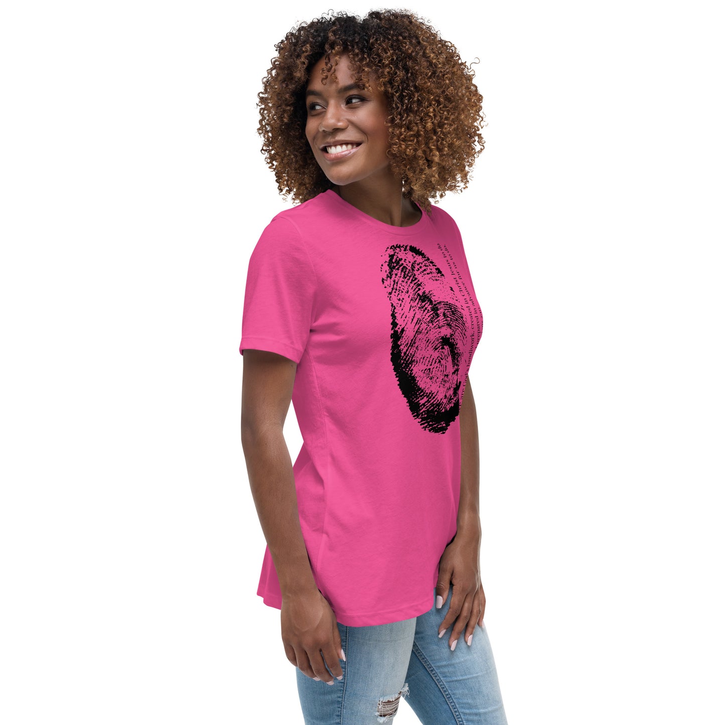 Fearfully And Wonderfully Made Women's Relaxed T-Shirt W/Black Print