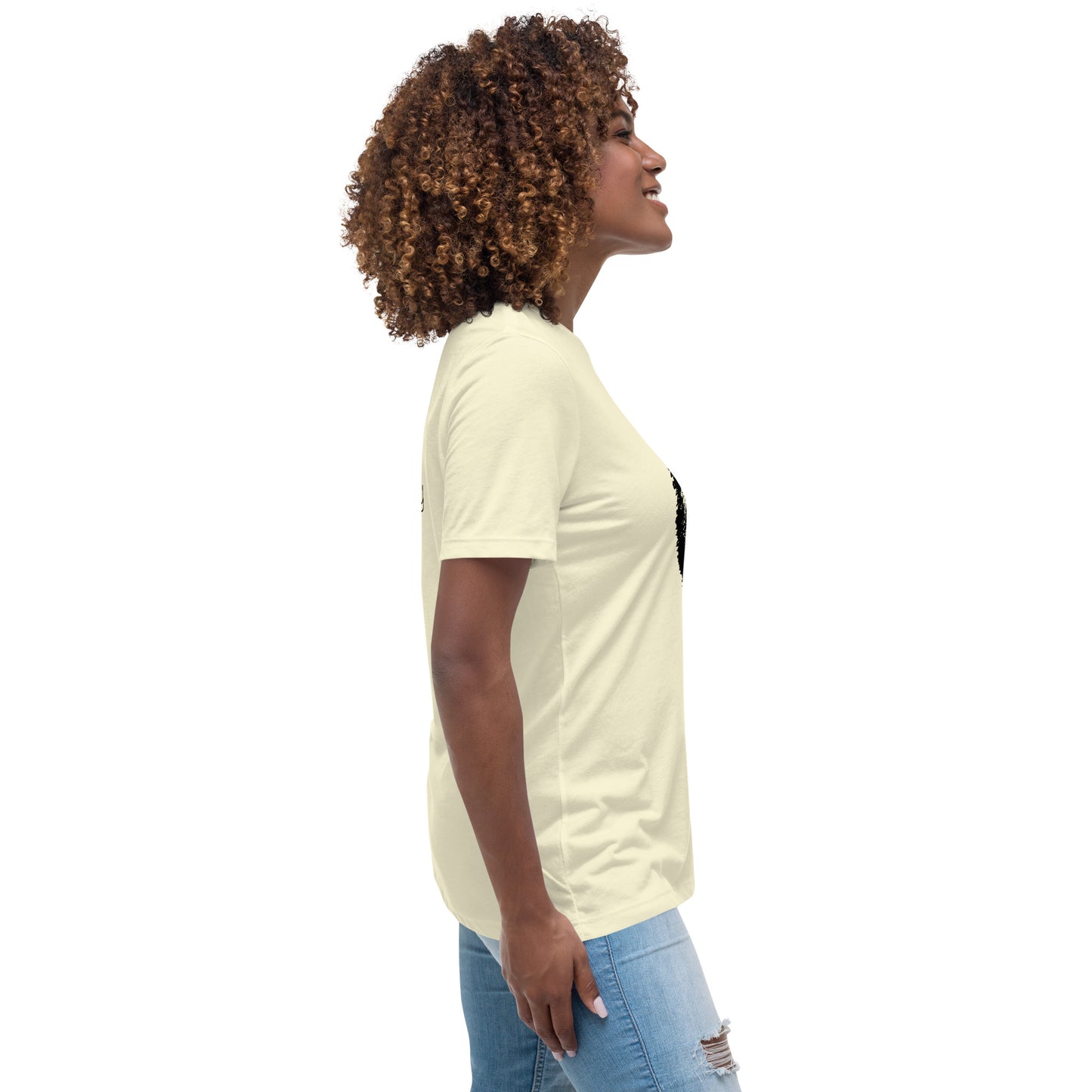 Fearfully And Wonderfully Made Women's Relaxed T-Shirt W/Black Print