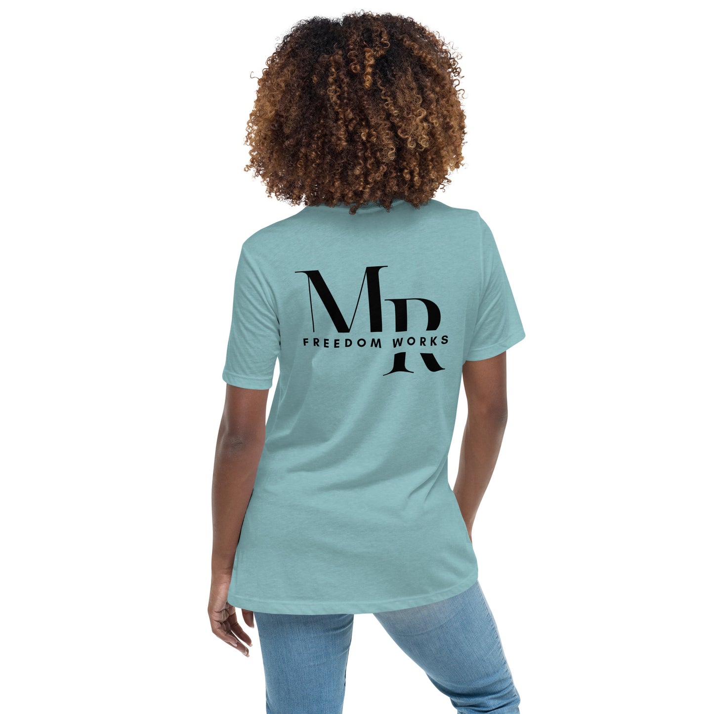 He Is Risen Women's Relaxed T-Shirt W/Black Print