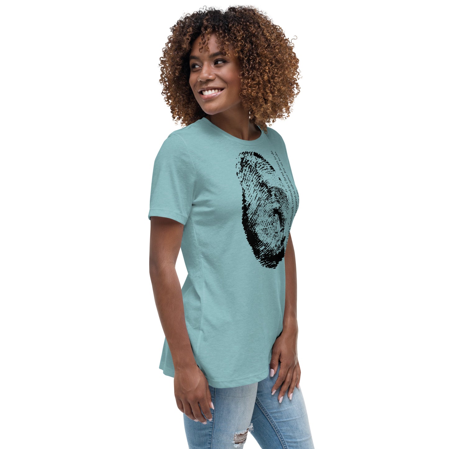 Fearfully And Wonderfully Made Women's Relaxed T-Shirt W/Black Print