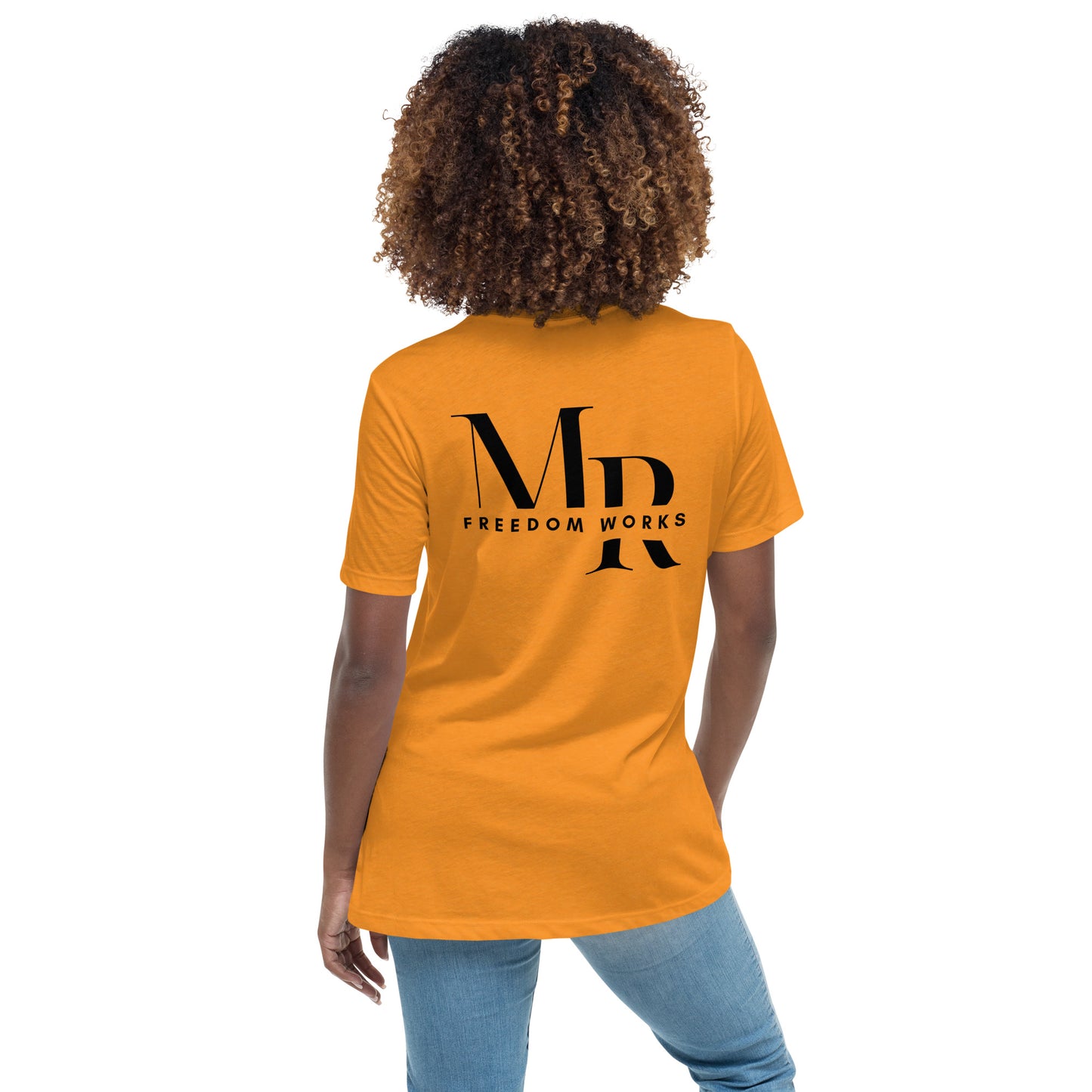 He Is Risen Women's Relaxed T-Shirt W/Black Print