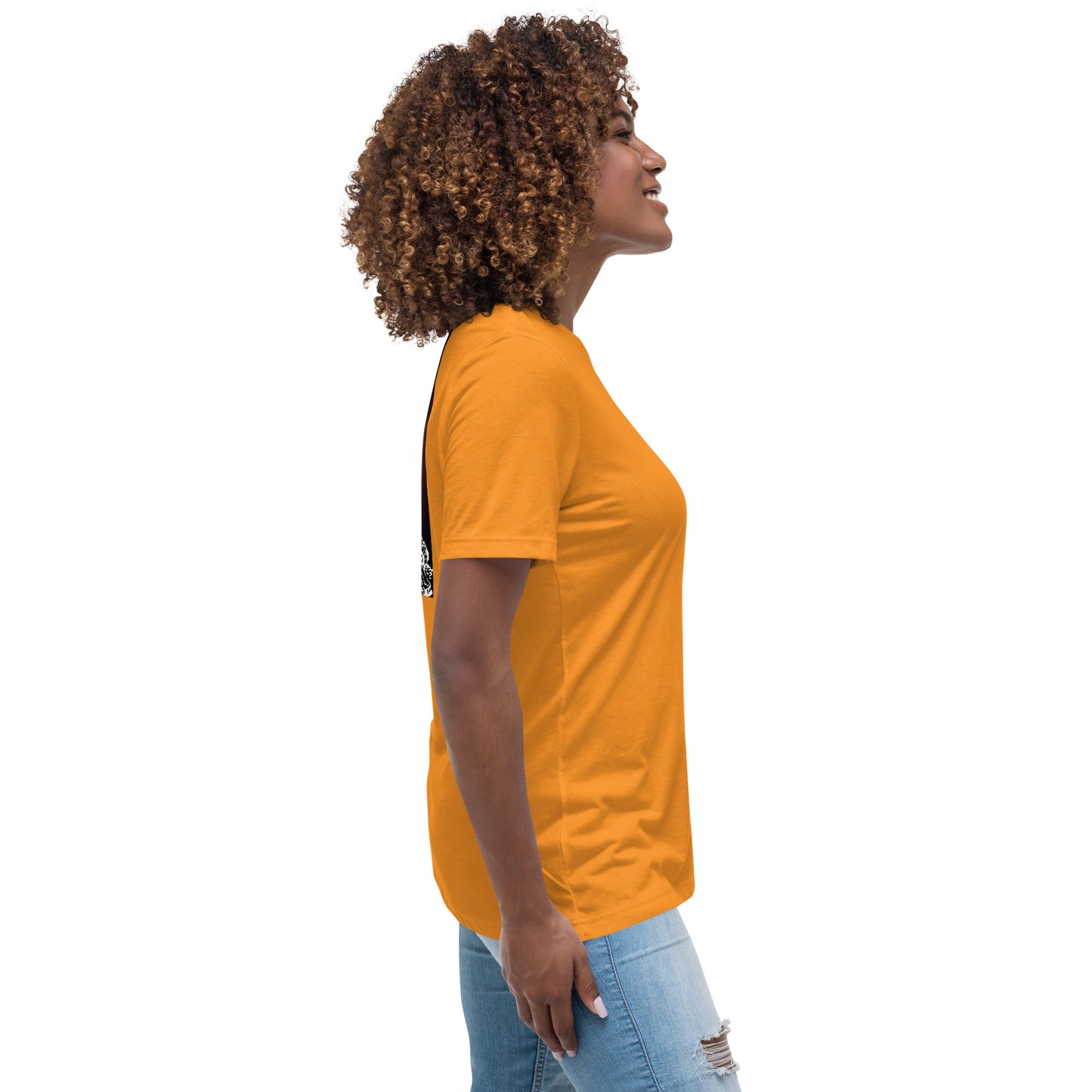 Jesus Died For You Women's Relaxed T-Shirt W/Black Print