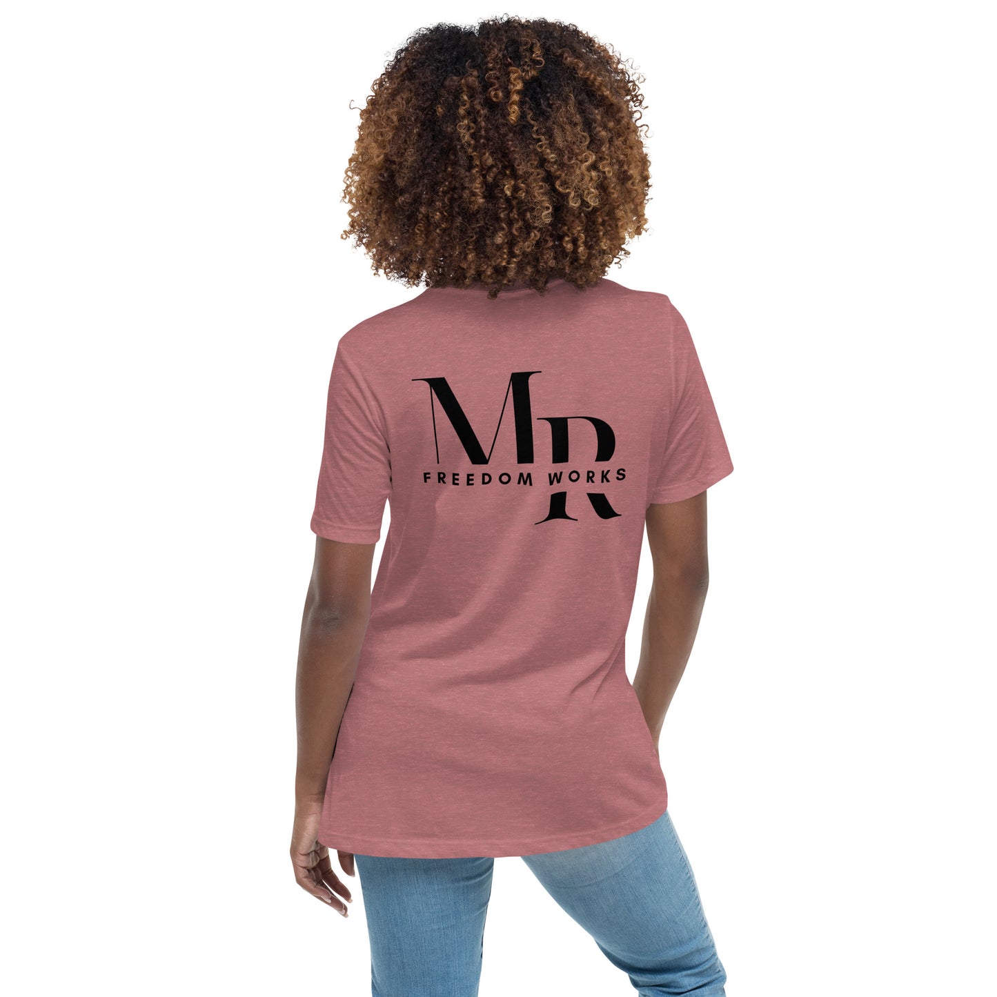 He Is Risen Women's Relaxed T-Shirt W/Black Print