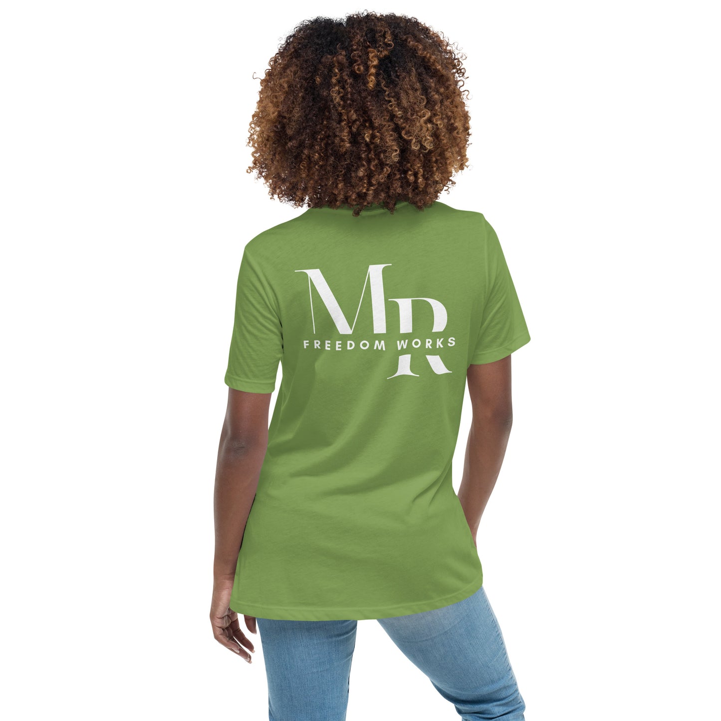 He Is Risen Women's Relaxed T-Shirt W/White Print