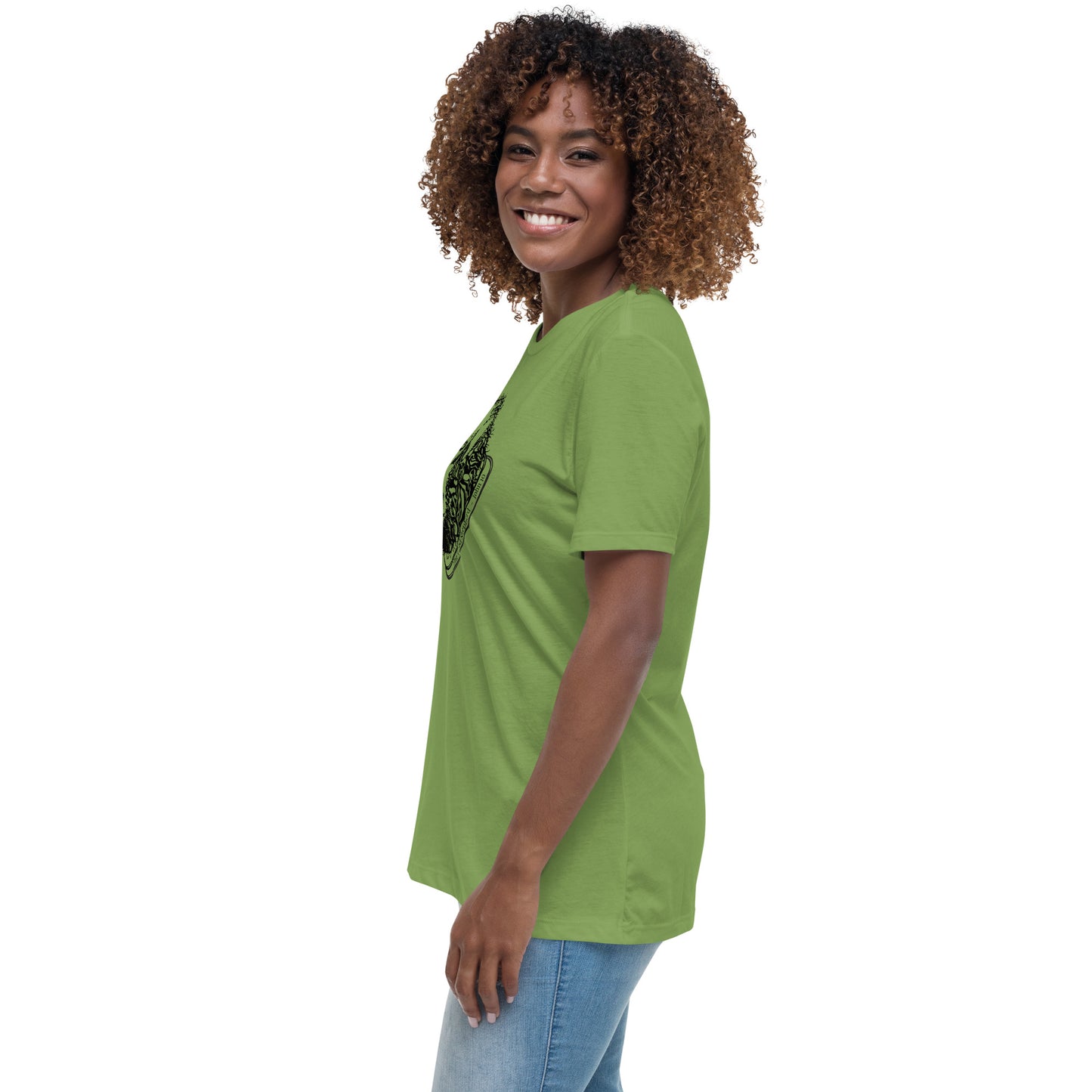 The Good Shepherd Women's Relaxed T-Shirt W/Black Print
