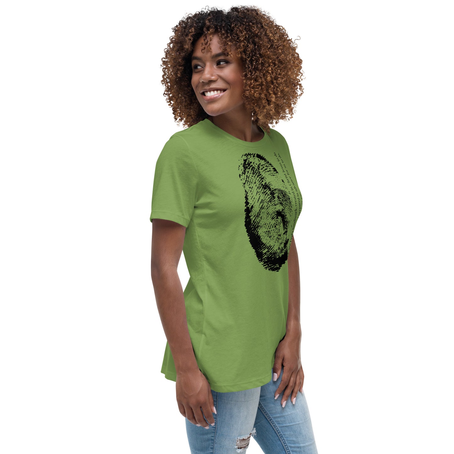 Fearfully And Wonderfully Made Women's Relaxed T-Shirt W/Black Print