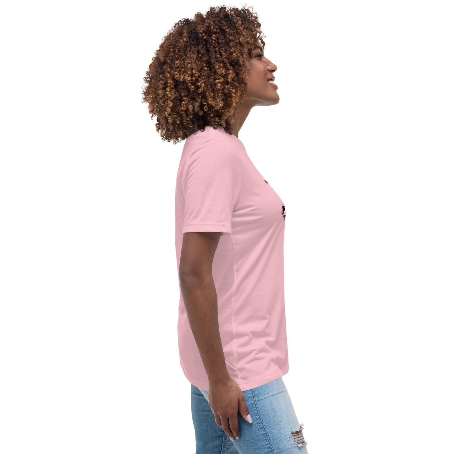 The Good Shepherd Women's Relaxed T-Shirt W/Black Print