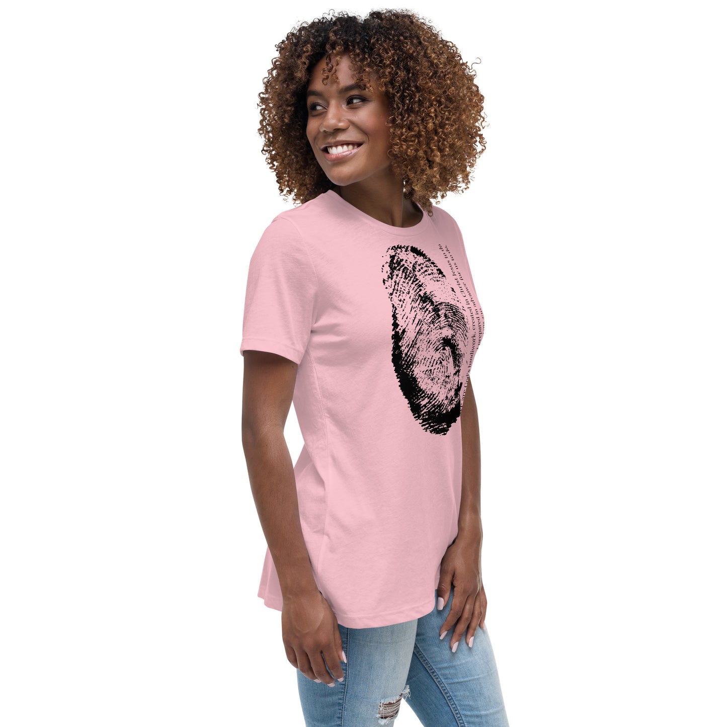 Fearfully And Wonderfully Made Women's Relaxed T-Shirt W/Black Print