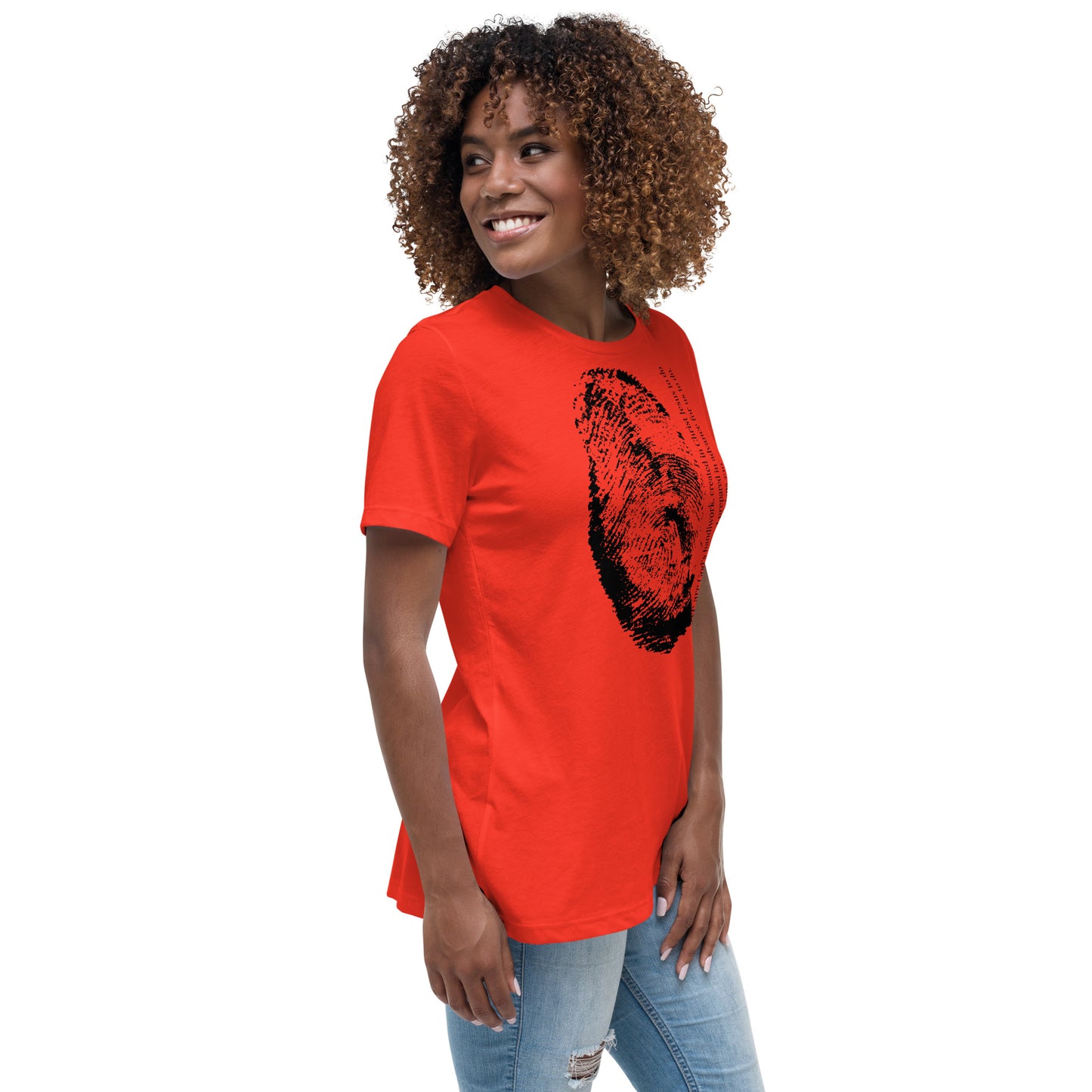 Fearfully And Wonderfully Made Women's Relaxed T-Shirt W/Black Print