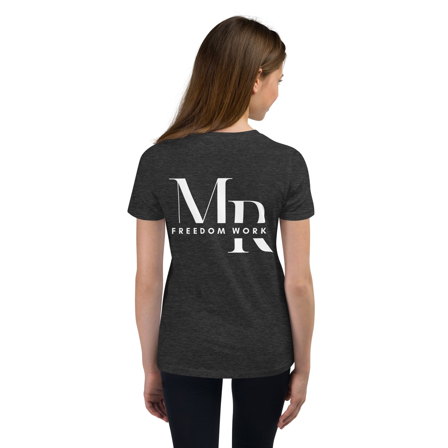 He Is Risen Youth Short Sleeve T-Shirt W/White Print