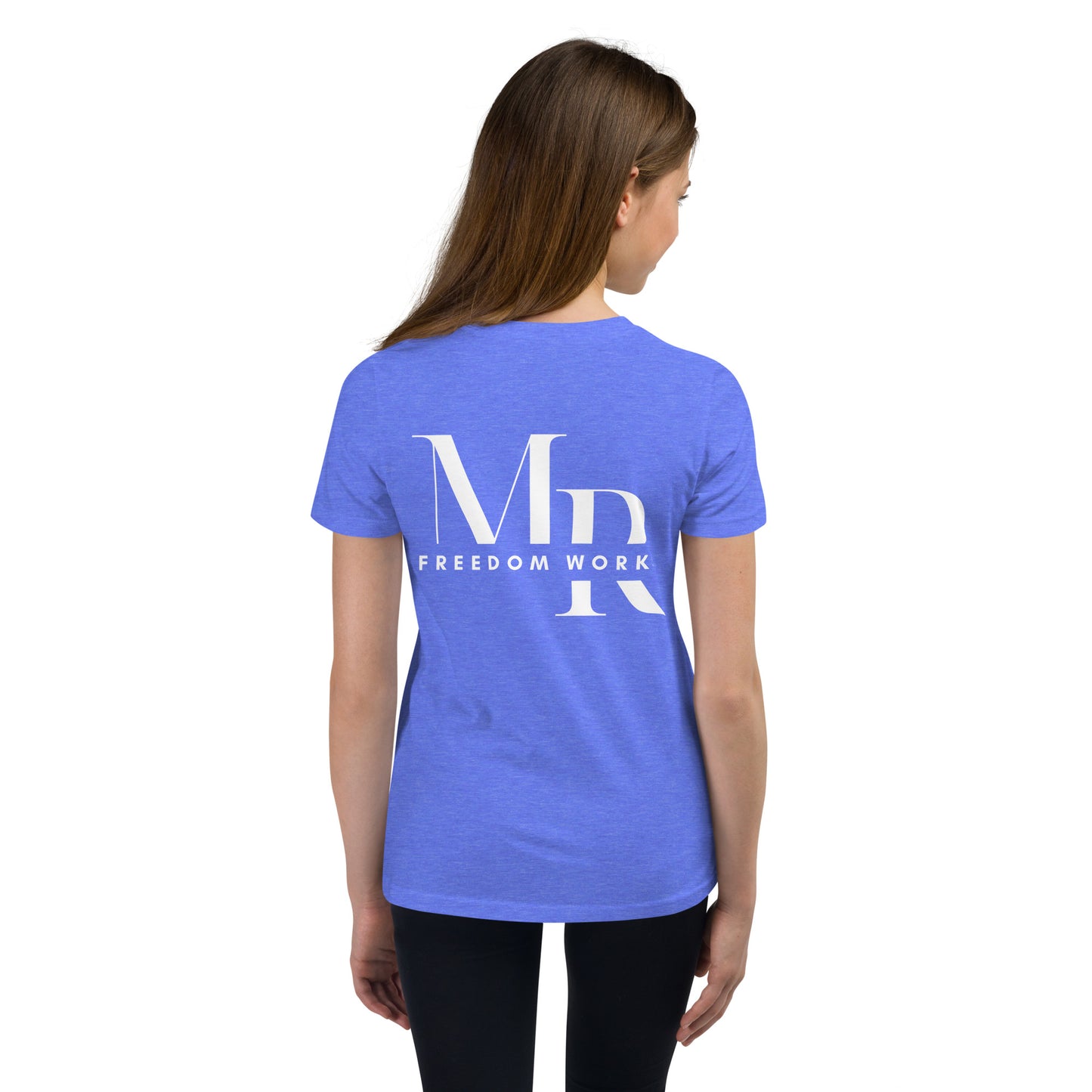 He Is Risen Youth Short Sleeve T-Shirt W/White Print