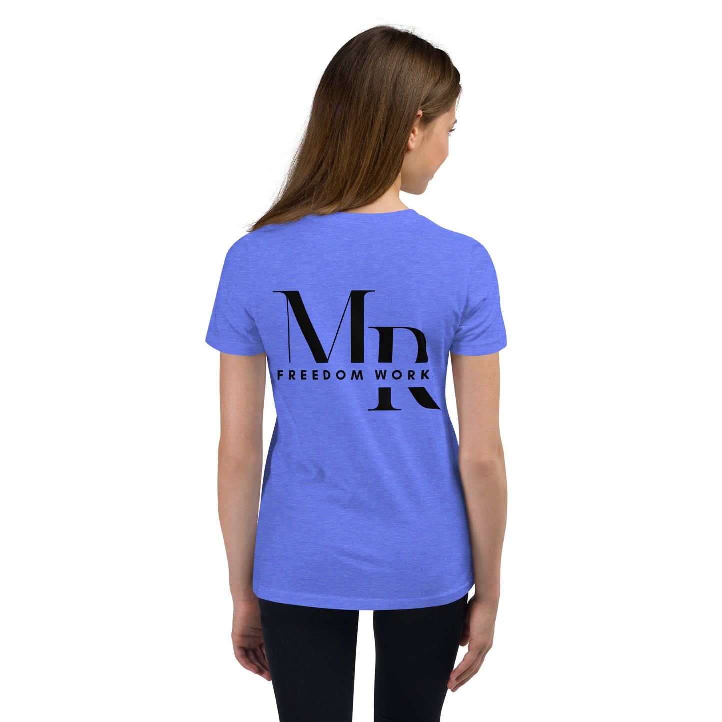 He Is Risen Youth Short Sleeve T-Shirt W/Black Print