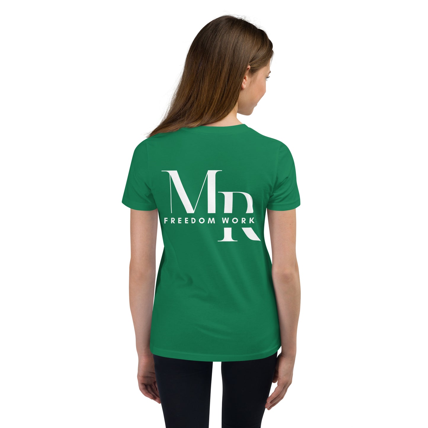 He Is Risen Youth Short Sleeve T-Shirt W/White Print
