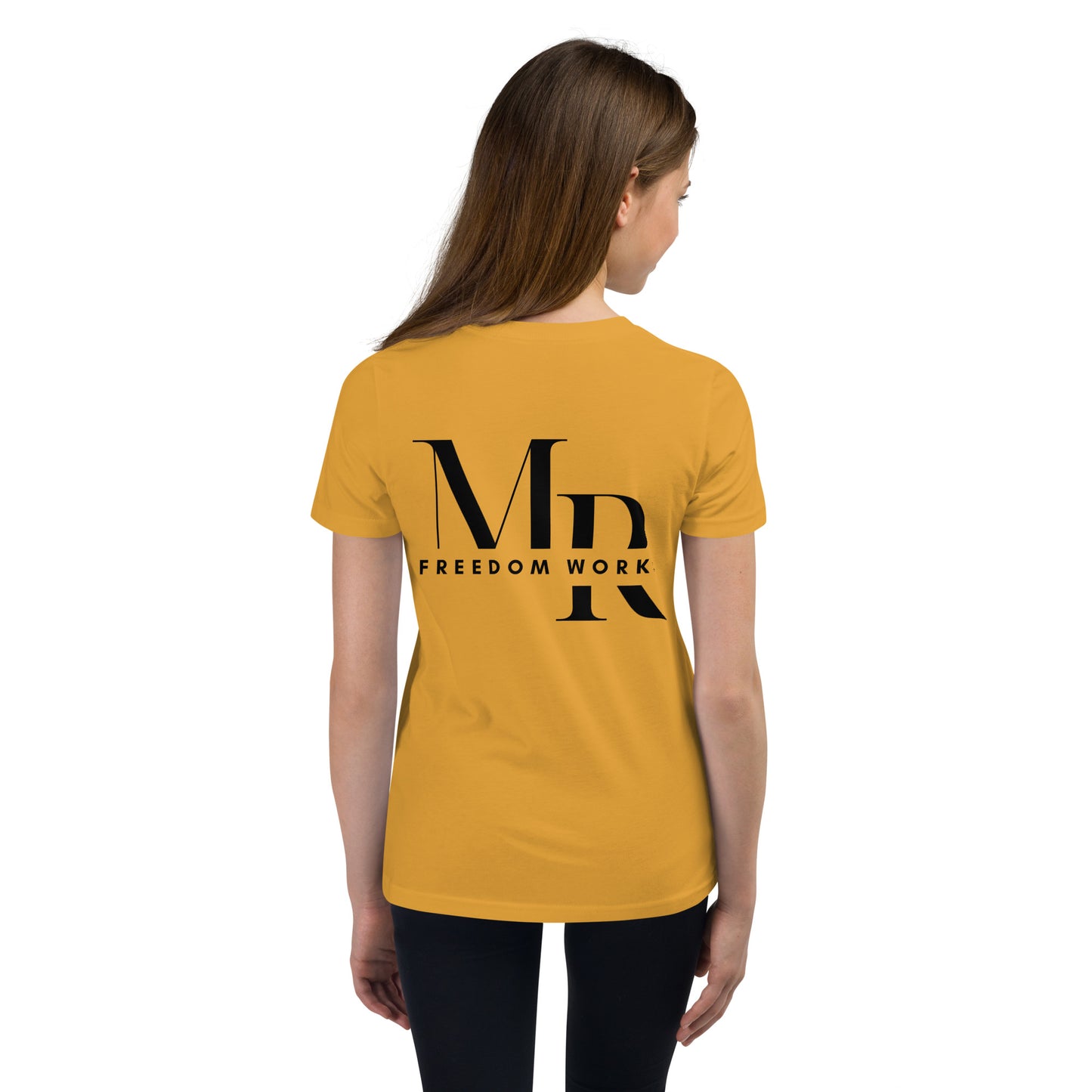 He Is Risen Youth Short Sleeve T-Shirt W/Black Print