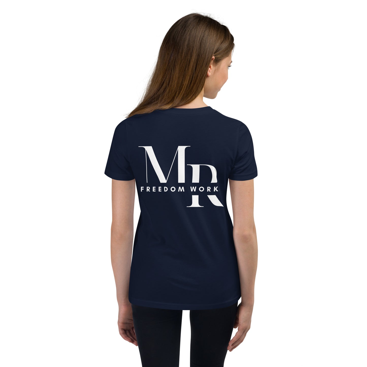 He Is Risen Youth Short Sleeve T-Shirt W/White Print